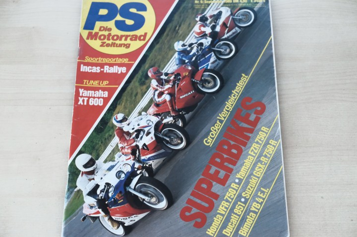 Deckblatt PS Sport Motorrad (09/1989)